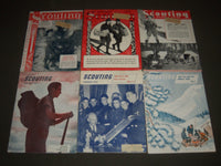 1936-1959 SCOUTING MAGAZINE LOT OF 6 DIFFERENT ISSUES - O 2515H
