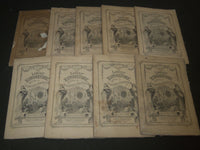 1862 LADIES' REPOSITORY LITERATURE & RELIGION MAGAZINE LOT OF 9 - WR 241E