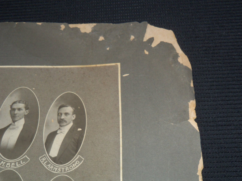 1903 PSI OMEGA DENTAL FRATERNITY MOUNTED PHOTO 21 3/4