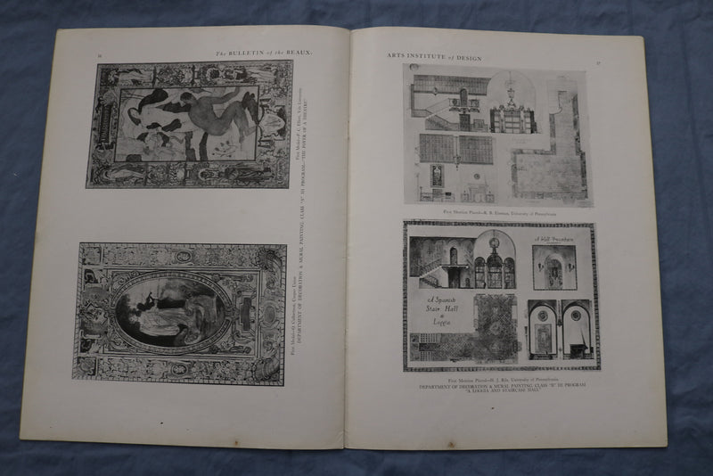 1928 JAN THE BULLETIN OF THE BEAUX-ARTS INSTITUTE OF DESIGN MAGAZINE - ST 5507U