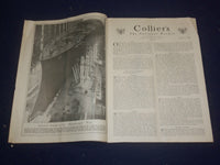 1910 JANUARY 1 COLLIER'S MAGAZINE - GREAT ILLUSTRATED COVER 'MCMX'- ST 6695