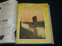 1917 NOVEMBER-1918 OCTOBER TRAVEL MAGAZINE BOUND VOLUME - GREAT COVERS - KD 5968