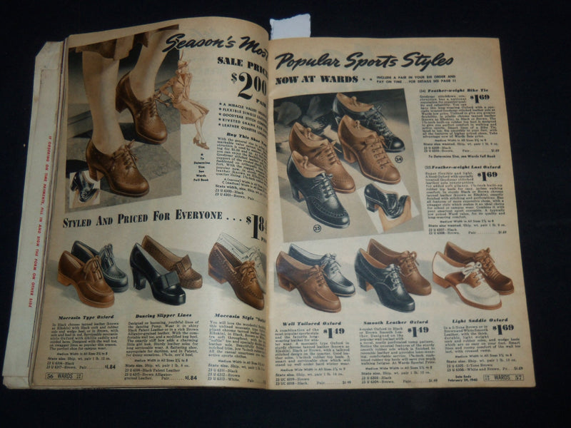 1940 MONTOGOMERY WARD MID-WINTER SALE CATALOG - J 9157