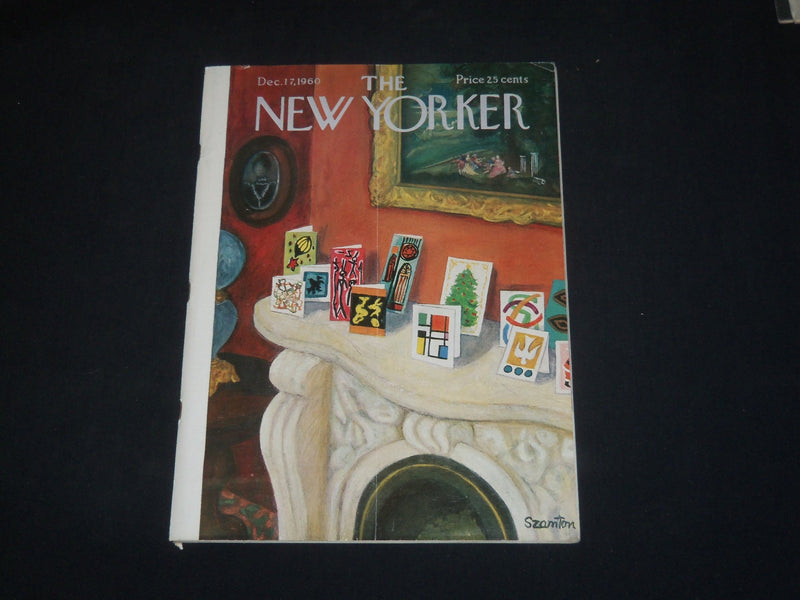 1960 DECEMBER 17 THE NEW YORKER MAGAZINE - ILLUSTRATED COVER - NY 748