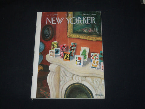 1960 DECEMBER 17 THE NEW YORKER MAGAZINE - ILLUSTRATED COVER - NY 748