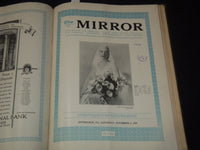 1929 SEPTEMBER-NOVEMBER THE MIRROR MAGAZINE BOUND VOLUME - KD 3351K
