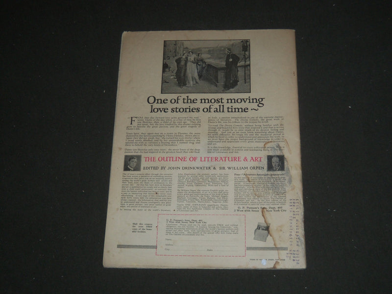 1924 FEBRUARY 16 JUDGE MAGAZINE - J.M. FLAGG COVER - THE OPTIMIST - ST 5447