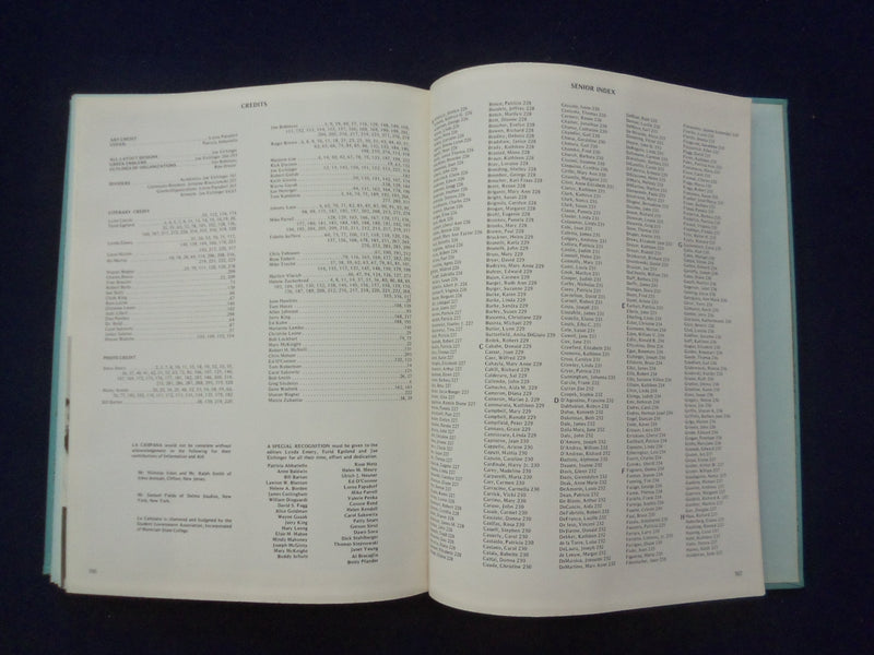 1971 LA CAMPANA MONTCLAIR STATE COLLEGE YEARBOOK - UPPER MONTCLAIR, NJ - YB 3016
