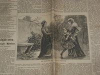 1881-1882 THE NEW YORK LEDGER NEWSPAPER - LOT OF 3 - NP 5081