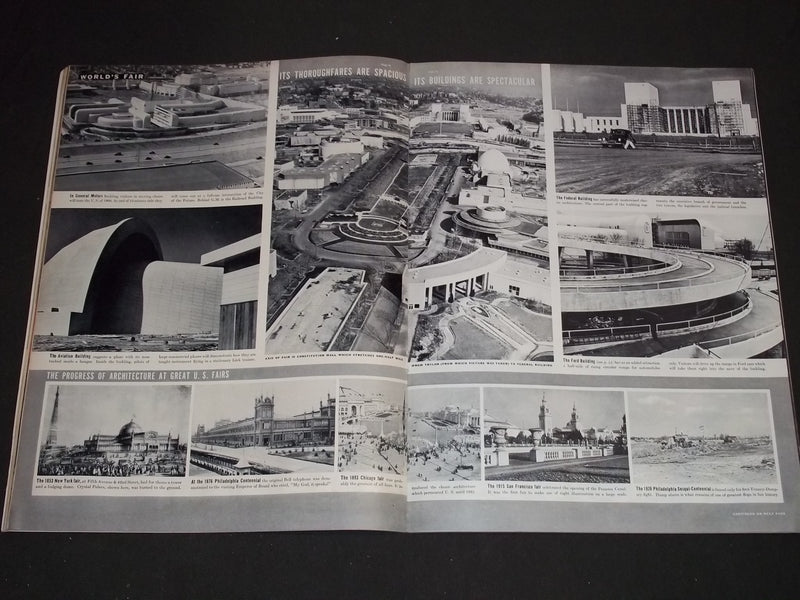 1939 MARCH 13 LIFE MAGAZINE - WORLD'S FAIR SCULPTURE COVER - L 121