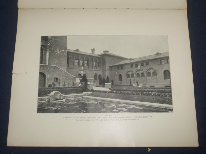 1901 JANUARY THE BRICKBUILDER MAGAZINE - AMERICAN ARCHITECTURE - ST 528A