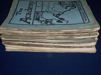 1898-1899 THE ACADEMY WEEKLY REVIEW OF LITERATURE LOT OF 35 - LONDON - O 2232
