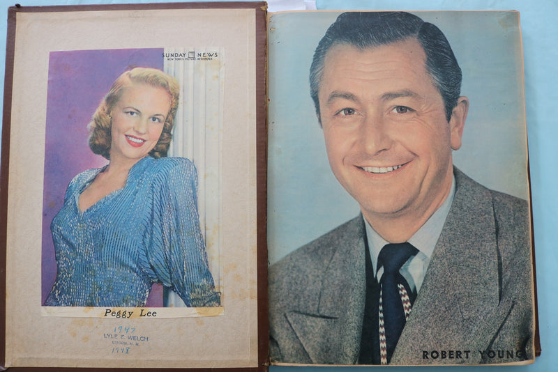 1940'S CELEBRITY SCRAPBOOK - INGRID BERGMAN - BING CROSBY - E 26496