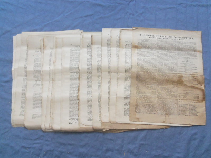 1889 THE SHELTERING ARMS NEWSPAPER - LOT OF 20 - NP 8415