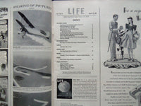 1940 AUGUST 19 LIFE MAGAZINE - PARACHUTE TRAINEE - L 196