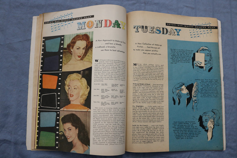 1953 OCTOBER MOTION PICTURE MAGAZINE - JANET LEIGH COVER - ST 1002Z