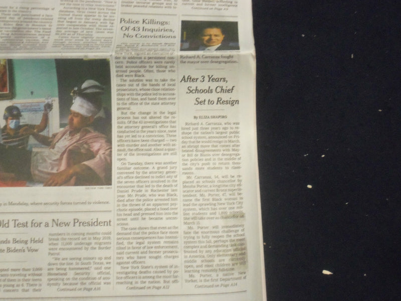 2021 FEBRUARY 27 NEW YORK TIMES - SAUDIS' DE FACTO LEADER APPROVED ASSASSINATION