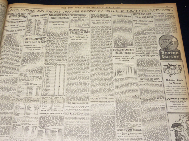1920 MAY 8 NEW YORK TIMES - VERA CRUZ FORCES JOIN REVOLUTION - NT 8671