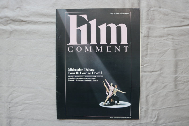 1984 DECEMBER FILM COMMENT MAGAZINE - THAT'S DANCING COVER - E 24031