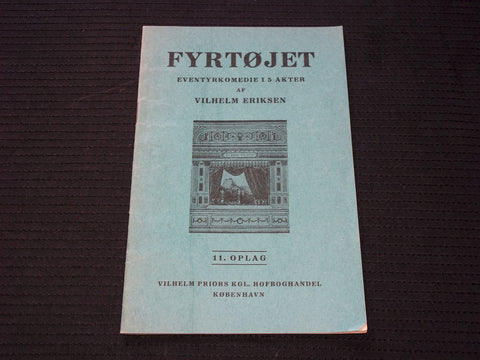 1948 FYRTOJET EVENTYRKOMEDIE SOFTCOVER BOOK BY VILHELM ERIKSEN - J 7177