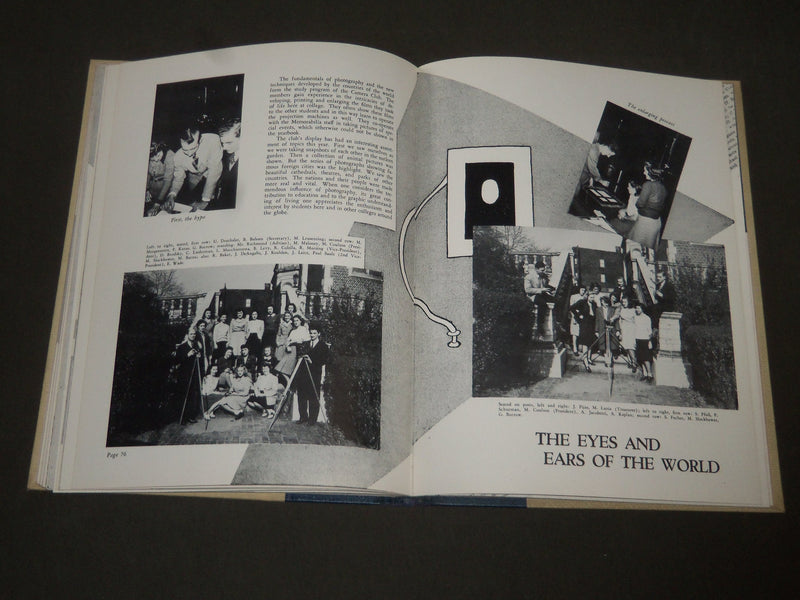 1946 MEMORABILIA NEW JERSEY STATE TEACHERS COLLEGE YEARBOOK - NEWARK NJ- YB 1011
