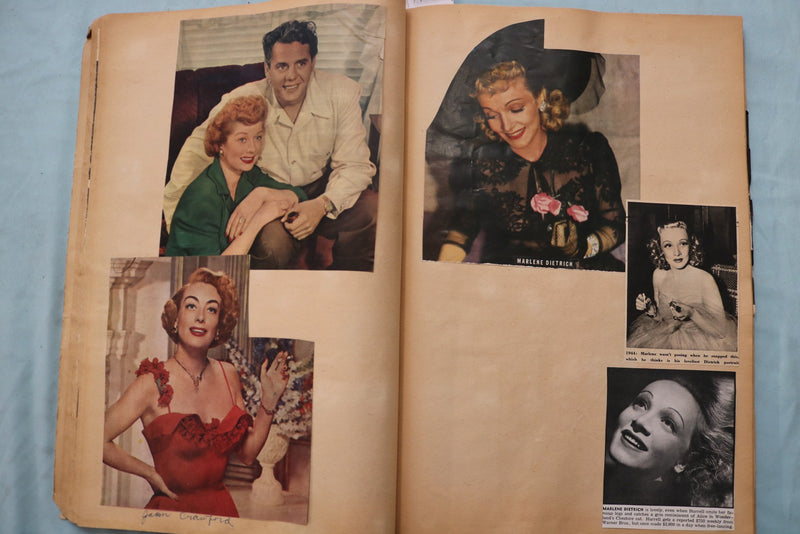 1930'S-1940'S MOVIE STAR SCRAPBOOK - LOADED - E 26493