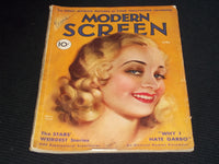 1932 APRIL MODERN SCREEN MAGAZINE - MARIAN MARSH FRONT COVER - E 14499