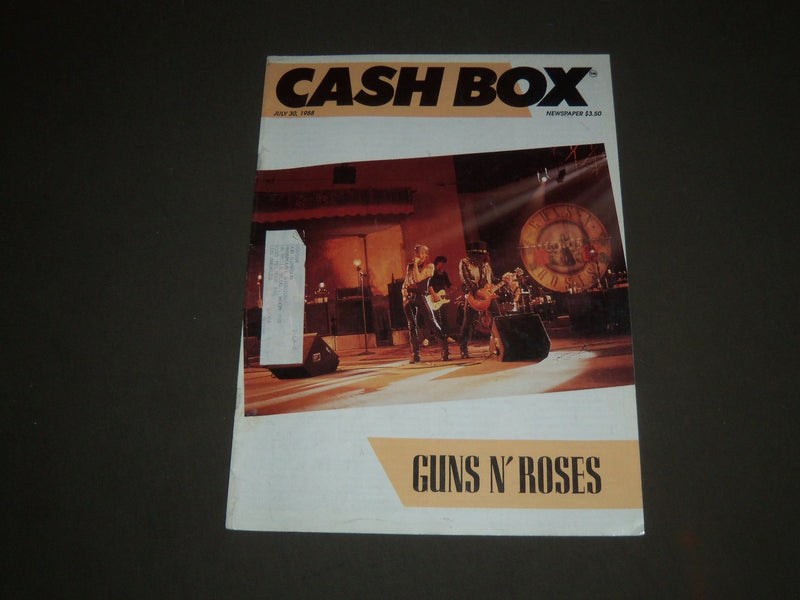 1988 JULY 30 CASHBOX MAGAZINE - GUNS N' ROSES COVER - SP 3548