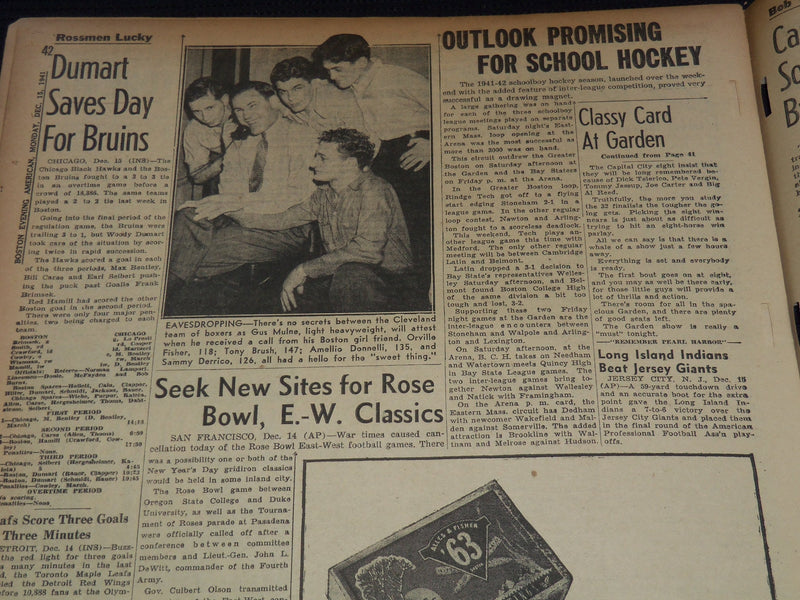 1941 DECEMBER 15 BOSTON AMERICAN NEWSPAPER - BEAT OFF ATTACK ON MANILA- NP 2151F