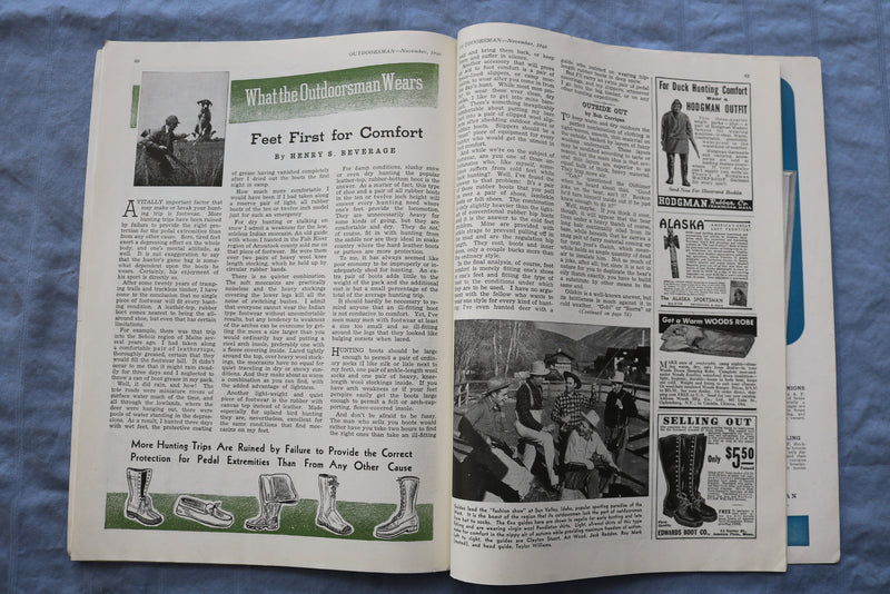 1940 NOVEMBER OUTDOORSMAN MAGAZINE - CAMP PERRY SHOOT - ST 1001G
