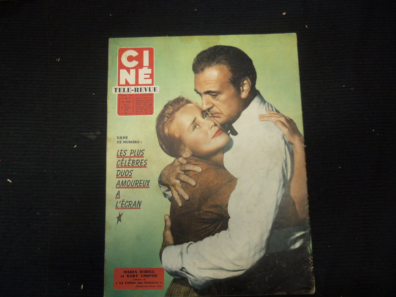 1959 JANUARY 23 CINE REVUE FRENCH MAGAZINE - ROMY SCHNEIDER COVER - E 24760