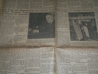 1928 JUNE 29 BEAUMONT ENTERPRISE NEWSPAPER - ALFRED E. SMITH 1ST BALLOT- NP 972F
