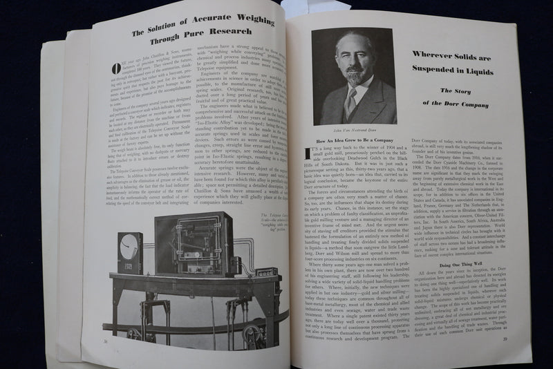 1936 EQUIPMENT'S CONTRIBUTION TO CHEMICAL PROGRESS SOFTCOVER BOOK - K 1519