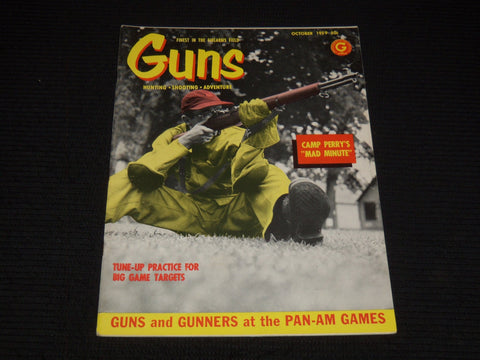 1959 OCTOBER GUNS MAGAZINE - GUNS & GUNNERS AT PAN-AM GAMES COVER - E 12565