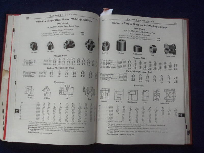 1947 WALWORTH HARDCOVER CATALOG 47 - VALVES-FITTINGS-PIPE WRENCHES - R 98L