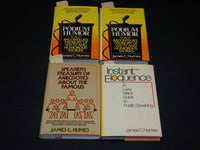 1973 JAMES C. HUMES BOOK LOT OF 4 - ALL INSCRIBED - FIRST EDITIONS - D 472