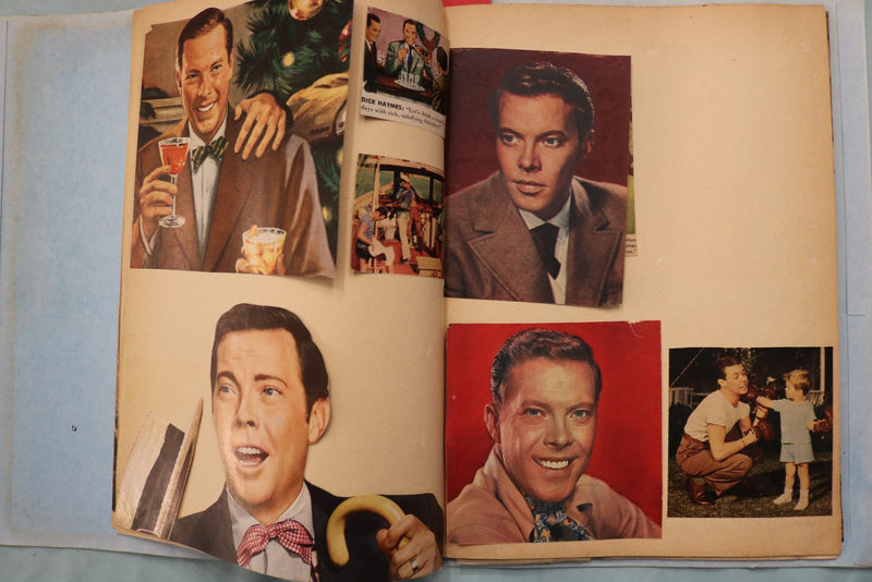 1940'S-1950'S DICK HAYMES SCRAPBOOKS - LOT OF 2 - MANY PHOTOS - E 26501