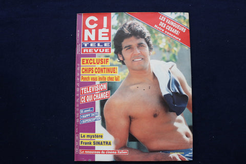 1987 MARCH 5 CINE TELE REVUE MAGAZINE - ERIK ESTRADA COVER - E 12006