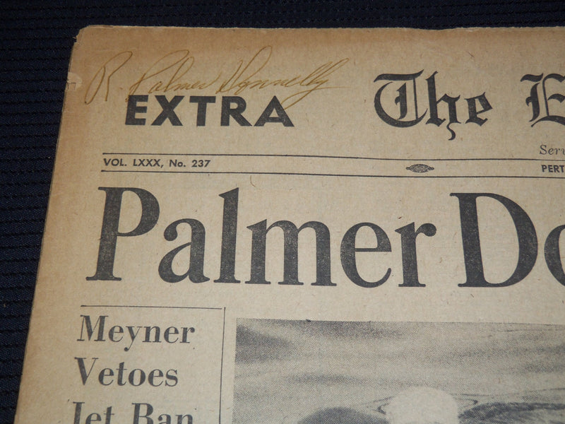 1961 AUGUST 28 EVENING NEWS NEWSPAPER - PALMER DONNELLY MAKES IT - NP 2151U