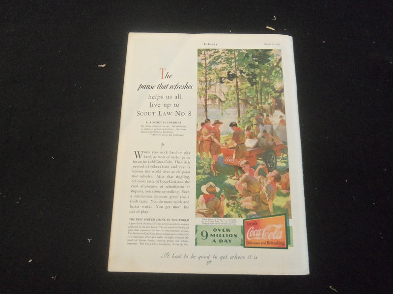 1931 MARCH 21 LIBERTY MAGAZINE - ONE OF THE GIRLS - SP 5190D