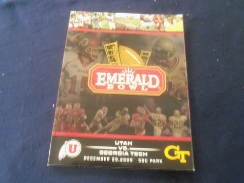 2005 DECEMBER 29 EMERALD BOWL PROGRAM - UNIV UTAH VS GEORGIA TECH - ST 602D