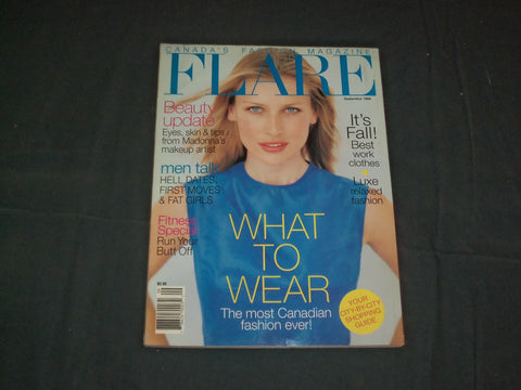 1998 SEPTEMBER FLARE MAGAZINE - CANADA - WHAT TO WEAR - FASHION - B 5844