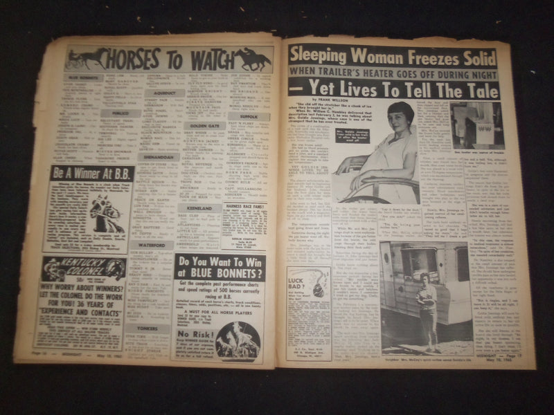 1965 MAY 10 MIDNIGHT NEWSPAPER - MOTHER BECOMES CALL GIRL FOR DAUGHTER - NP 7342