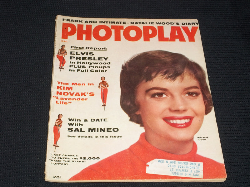 1956 DECEMBER PHOTOPLAY MAGAZINE - NATALIE WOOD FRONT COVER - E 1942