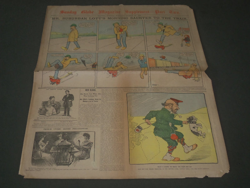 1905 MARCH 26 SUNDAY BOSTON GLOBE SUPPLEMENT PART 2 - COLOR COMICS - NP 2785