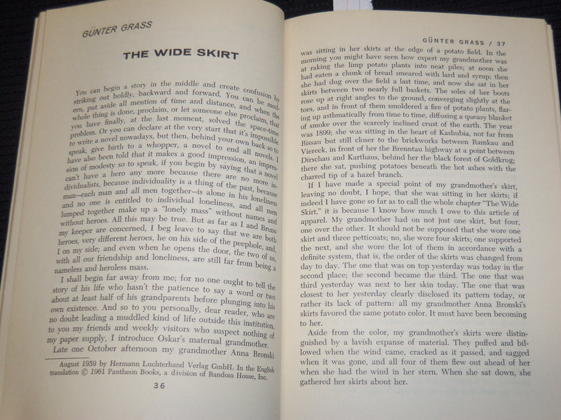 1961 NOVEMBER-DECEMBER EVERGREEN REVIEW MAGAZINE - GUNTER GRASS - SP 6008J