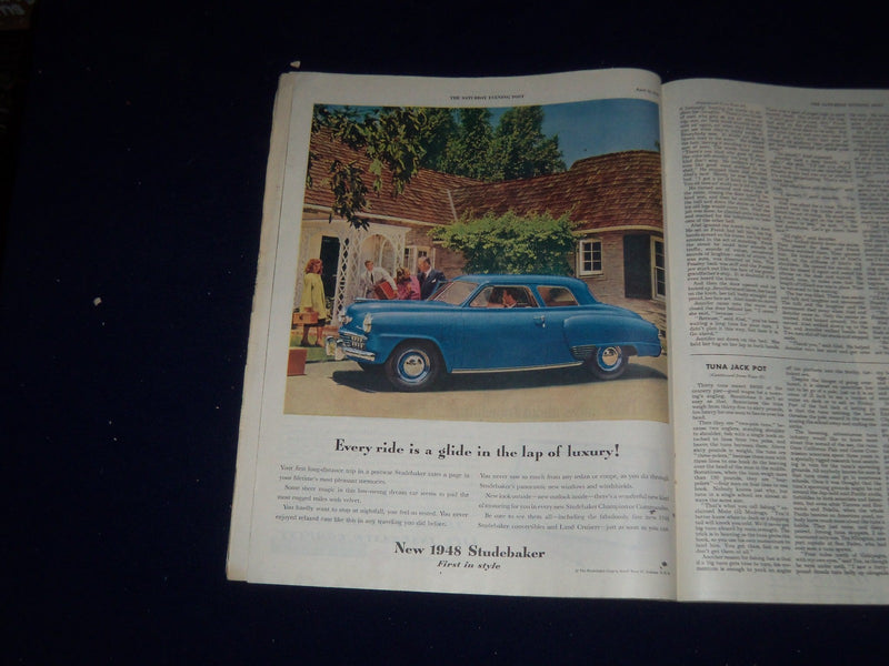 1948 APRIL 10 THE SATURDAY EVENING POST MAGAZINE - ILLUSTRATED COVER - SP 5548