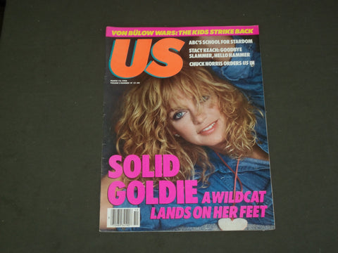 1986 MARCH 10 US MAGAZINE - GOLDIE HAWN COVER - B 3865