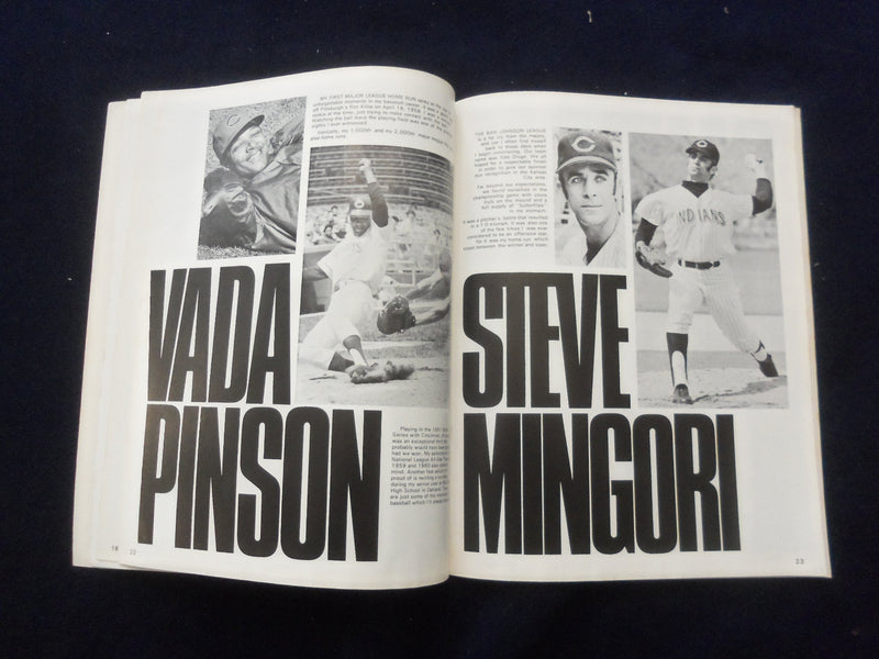 1971 CLEVELAND INDIANS YEARBOOK - RAY FOSSE - GRAIG NETTLES - SP 6118X