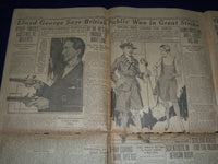 1926 MAY 23 SAN ANTONIO SUNDAY LIGHT SPORT SECTION LLOYD GEORGE STRIKE - NP 972N